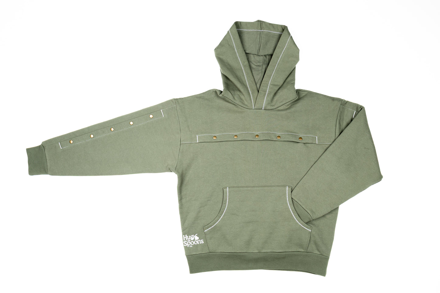 Forest HUG Hoodie: IV & Port Accessible 450 GSM Hoodie
