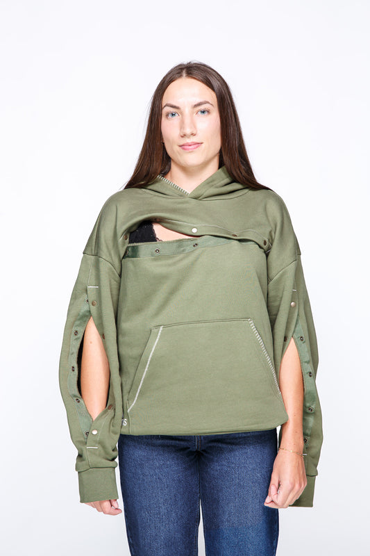 Jungle HUG Hoodie: IV & Port Accessible 400 GSM