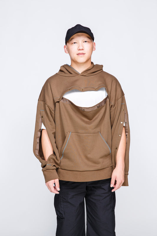 Mocha HUG Hoodie: IV Hoodie