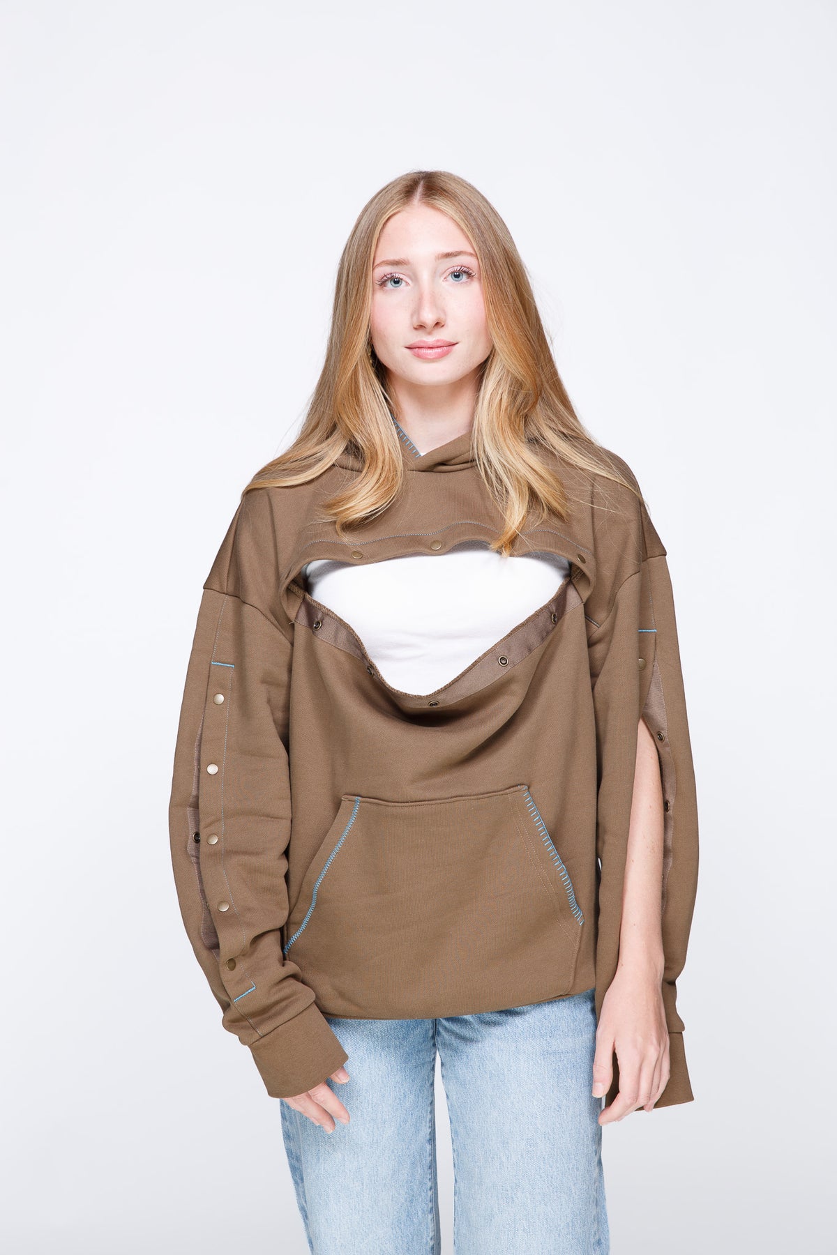 Mocha HUG Hoodie: IV Hoodie