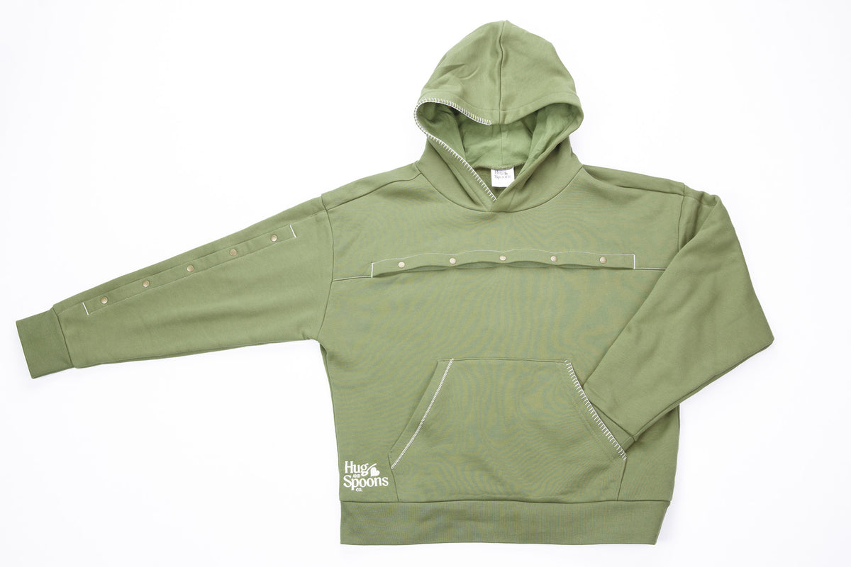 Jungle HUG Hoodie: IV & Port Accessible 400 GSM