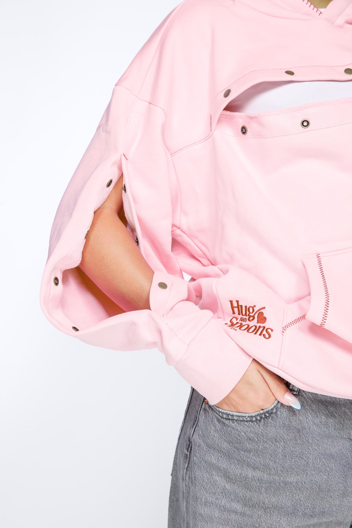Bloom HUG Hoodie: IV Accessible 400 GSM