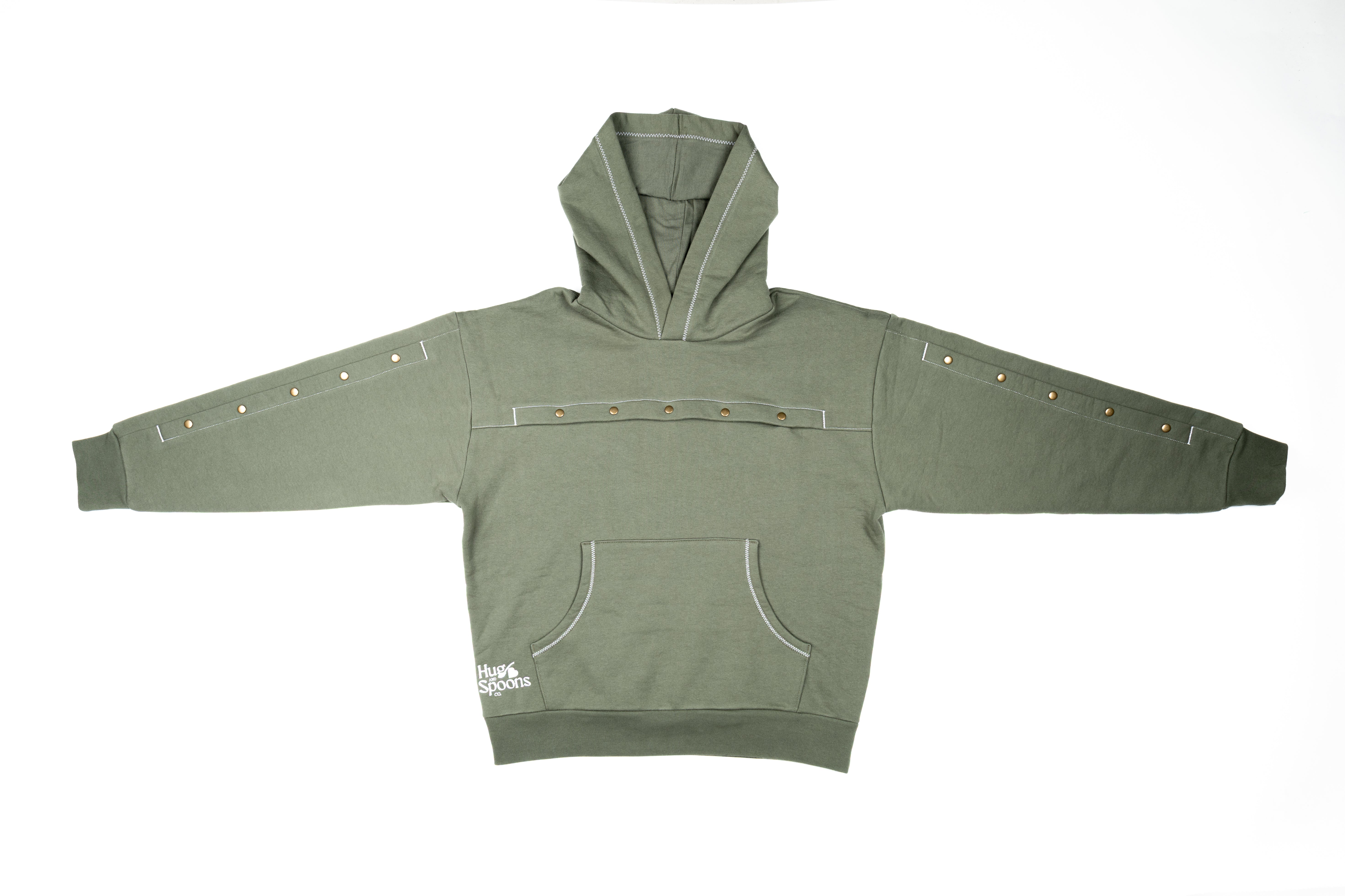 Forest HUG Hoodie: IV & Port Accessible 450 GSM Hoodie – HUG