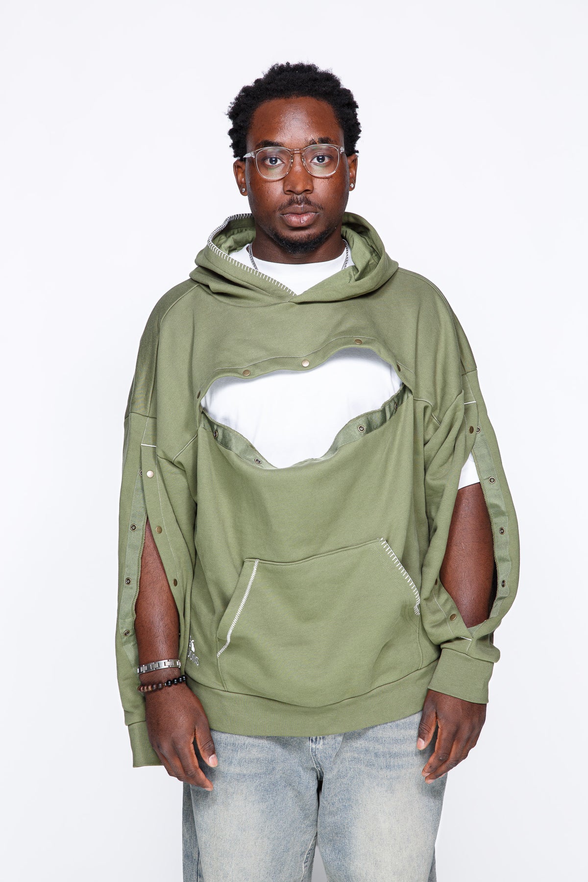 Jungle HUG Hoodie: IV & Port Accessible 400 GSM